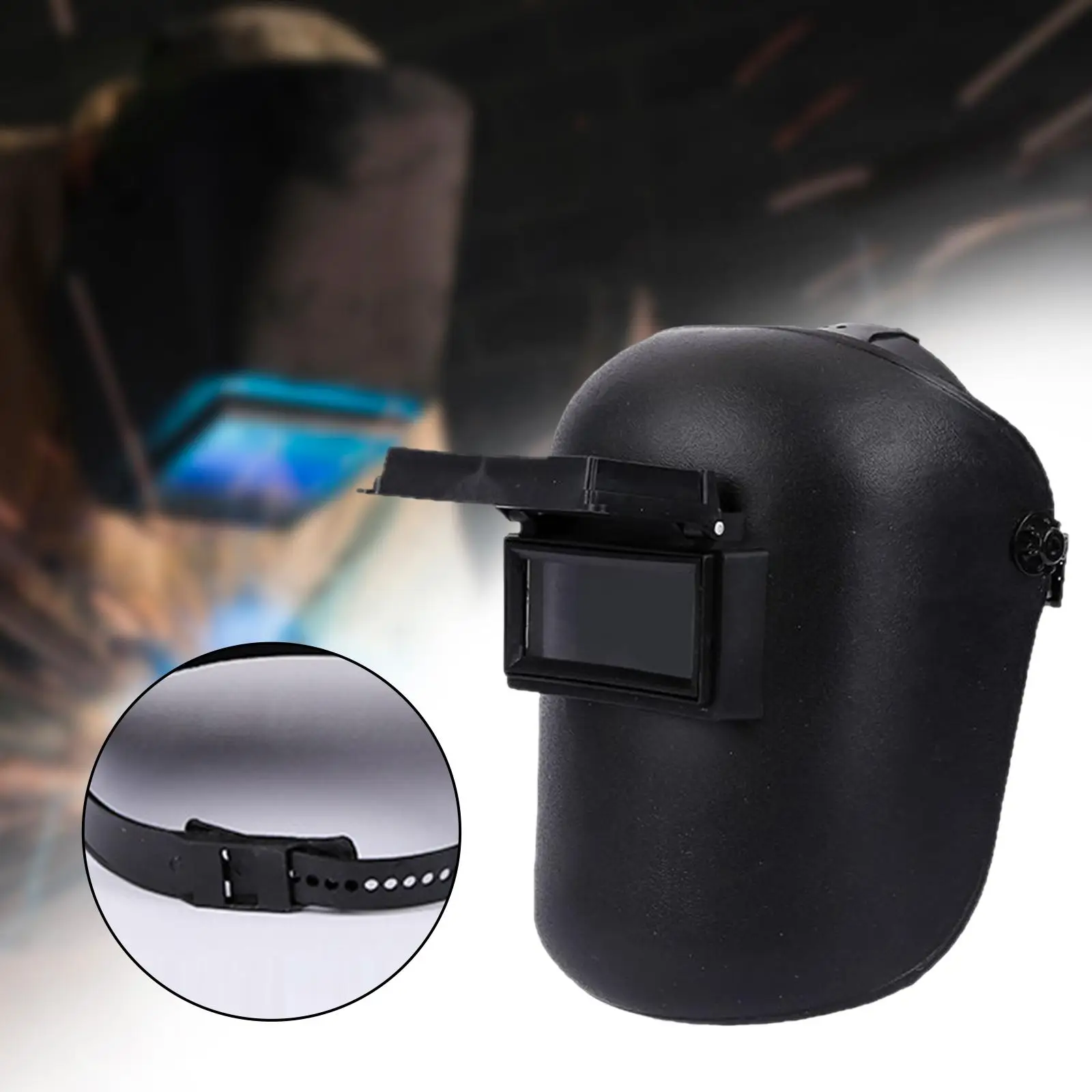 Head Mounted Welding Face Cover Detachable Multifunctional Ergonomic Full Face Protection for Industrial Use Lightweight