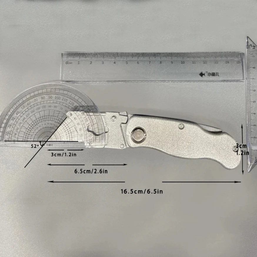 Cortador de papel de acero de alto carbono, cuchillo utilitario de arte, de Metal dorado hoja en forma de T, diseño autoblocante, ángulo afilado, venta al por mayor, envío directo