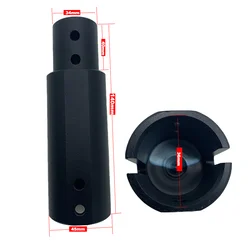 Electric Scooter Round BMX Stem Extension Adaptor Durable 100mm Fit Hero S8 X8 S10