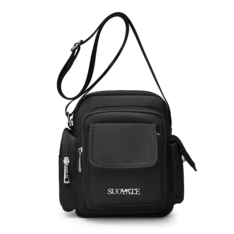 

Водонепроницаемая нейлоновая сумка через плечо для мужчин и женщин, повседневная сумка с несколькими карманами, легкая дорожная сумка-мессенджер на каждый день