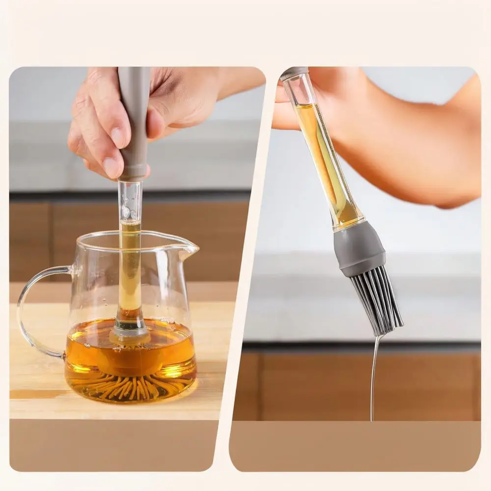 Kitchen Cooking Basting Brush Set Silicone Pastry Tool For Baking BBQ Grill Sauce Oil Spreader Easy Clean Nonstick Utensil
