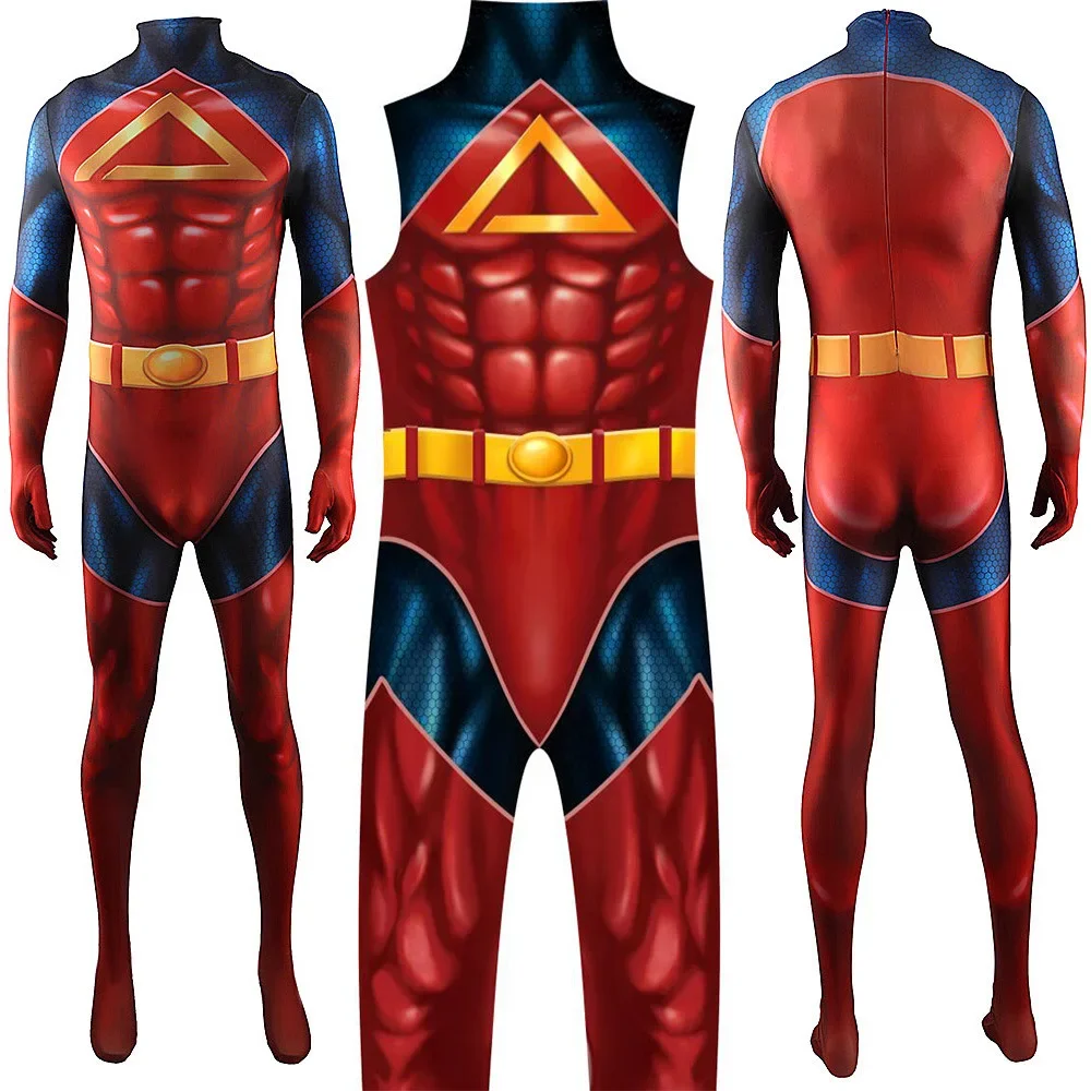 GLADIATOR Cosplay Costume Zentai Outfits Spandex Superhero Realm Kings Kallark Halloween Costume Bodysuit Jumpsuit Fancy Adult