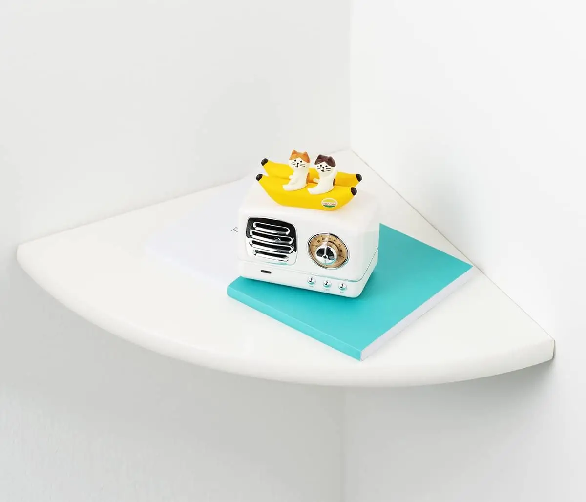 White Corner Shelf,…