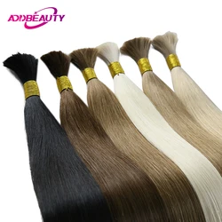 Straight Bulk Human Hair 72cm 100g Long Remy Human Hair Bulk for Braiding No Weft Unproccessed Brazilian Human Hair Extension