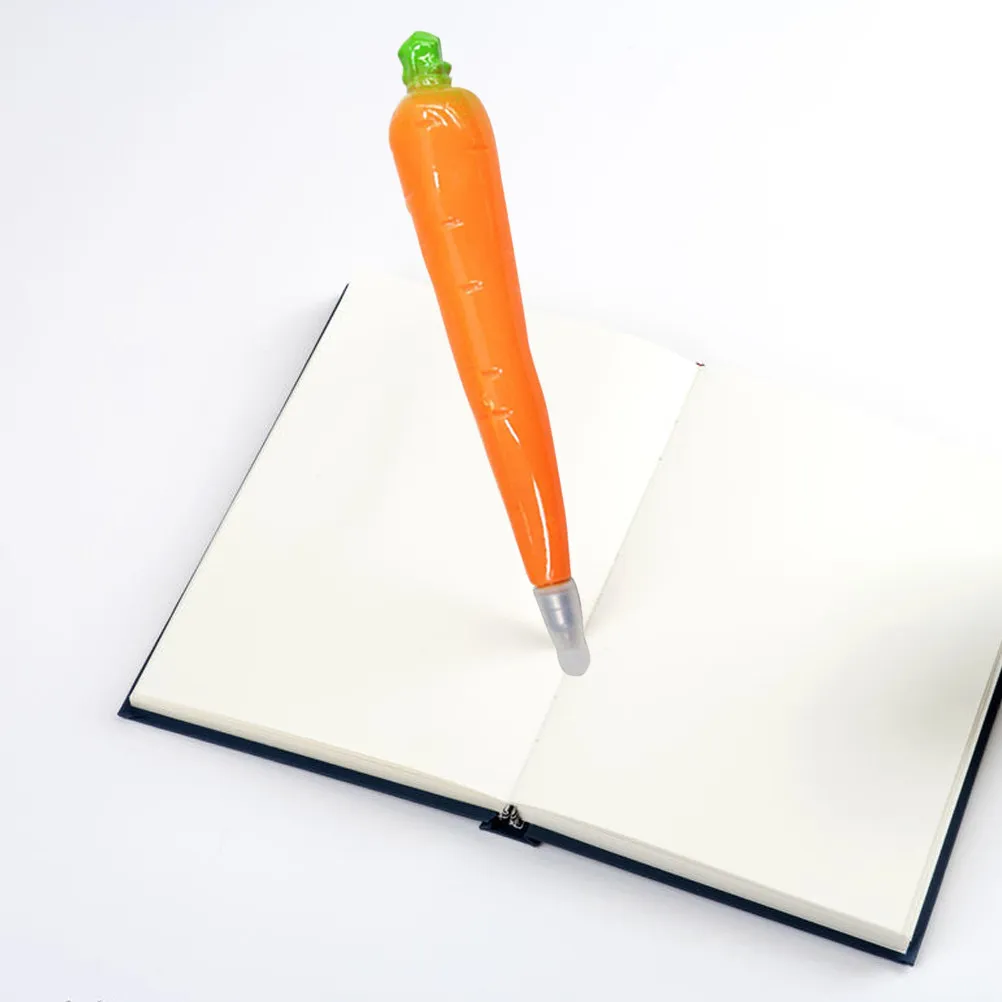 

Carrot Pen Cute Creative Gel Ballpoint Pen for Students Writing Drawing Marking School Office Supplies Writing Pens