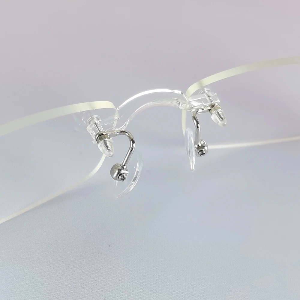 Transparent Glasses Frames Women Men Ultralight Clear Lens Eyewear Rimless Computer Eyeglass Frame Fashion Spectacles Ultralight