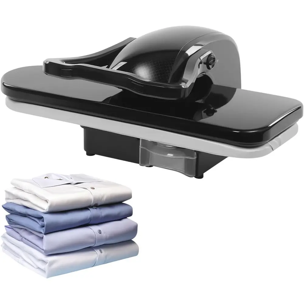 Electic Steam Pr, 1600W Intelligent Steam Pror Clothes with Spray Bottle&Pring 5 es Cushion Compact Ironing Steam PrW/Touch Sn o