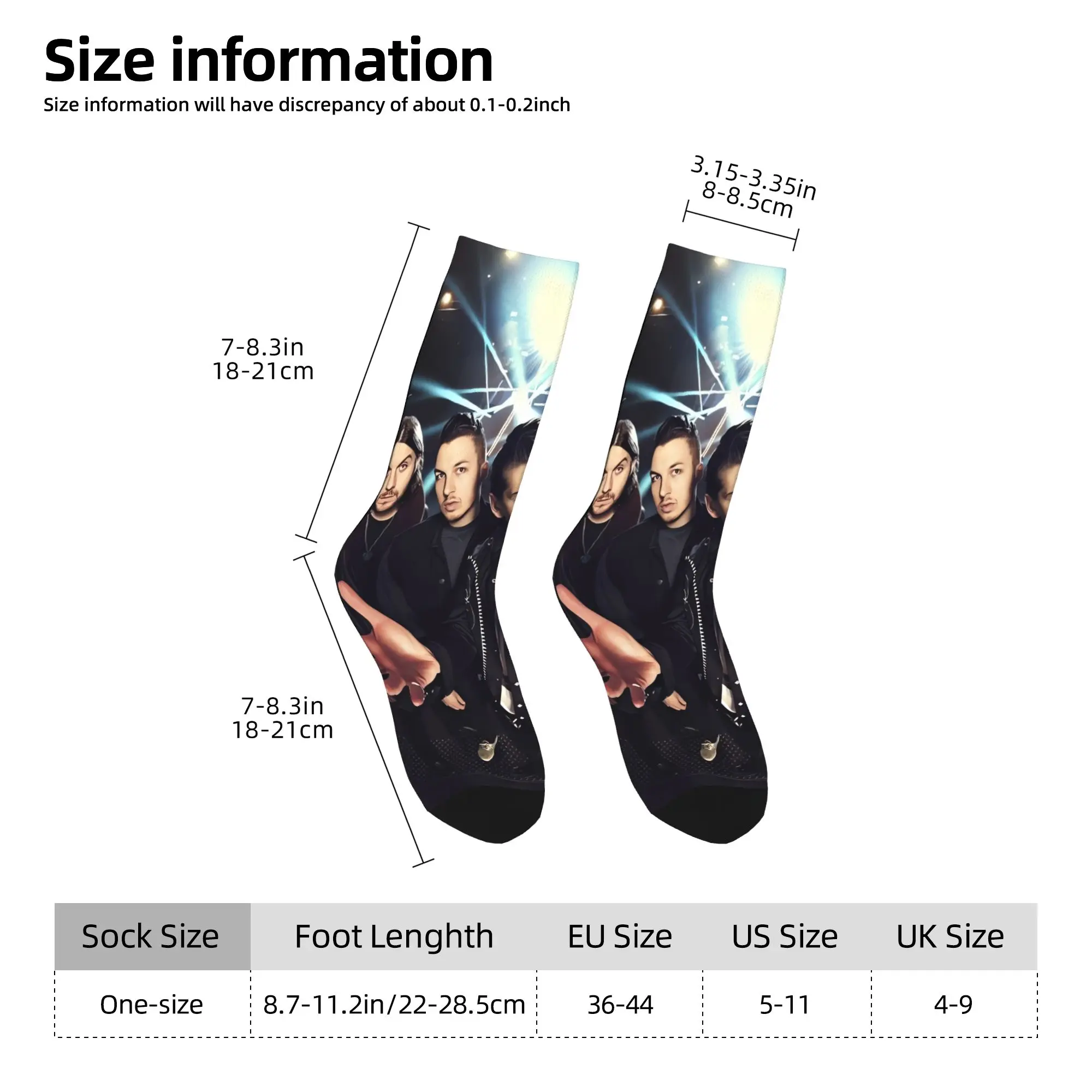 Rock Band Arctic Monkeys Stockings  Graphic Gothic Socks Autumn Anti Bacterial Socks Unisex Men Outdoor Sports Breathable Socks view 5