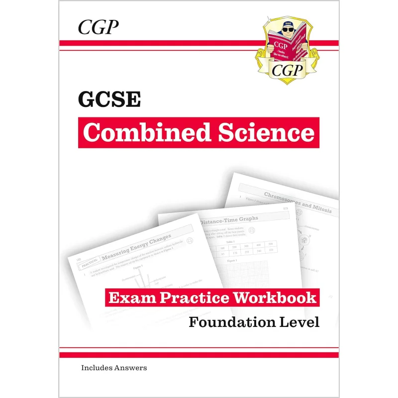 

GCSE Combined Science Exam Practice Workbook Foundation Includes Answers CGP Books 9781782945291