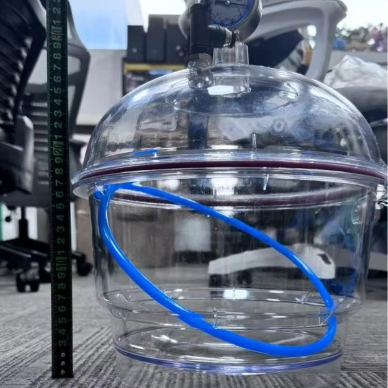 150mm 250mm Laboratory Plastic Vacuum Dryer With Pressure Gauge Transparent Vacuum Desiccator Drying Equipment