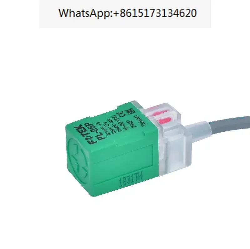 

10 pieces Yangming Proximity Switch PL-05P DC Three Wire PNP Normally Open Square Metal Induction Sensor 24V