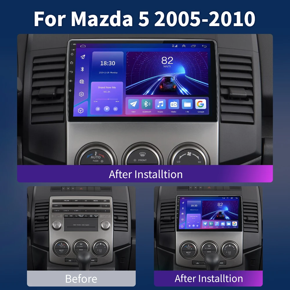 For MAZDA 5 2 CR 2005-2010 Multimedia old Car Radio Video player Navigation GPS Android 13 RAM 4G+ROM 64G 8+128GB