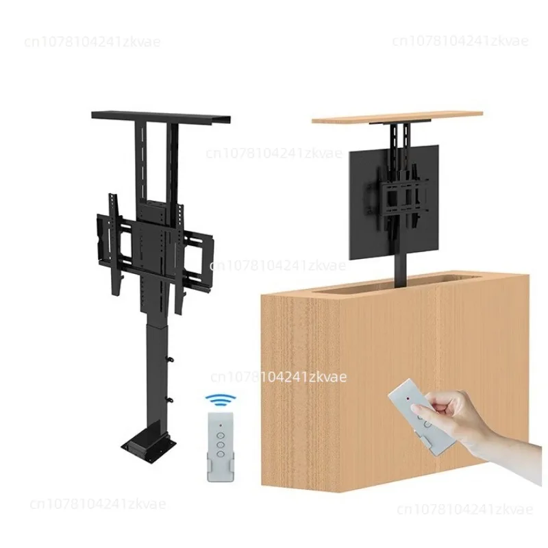 

Motorized Hidden TV Cabinet Lift Electrically Height-Adjustable TV Bracket for Installation 32-70 Inches with Remote Control