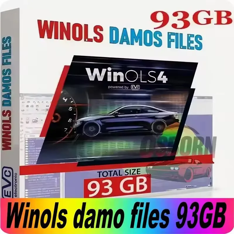 

2025 Hot WinOLS 4.51 versión completa + herramienta de servicio de munición v1.2 + ECM TITANIUM 1,61 + 93GB WINOLS DAMOS Data Wi