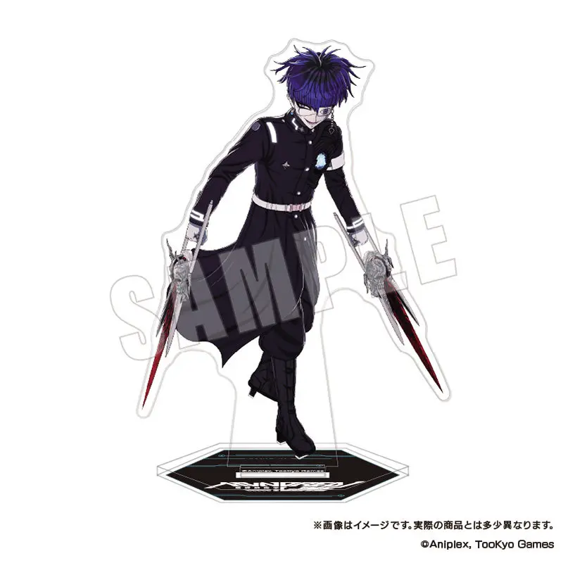 Game The Hundred Line: Last Defense Academy Moko Mojiro Acrylic Stand Model Plate Keychains Desktop Ornament Fans Gifts