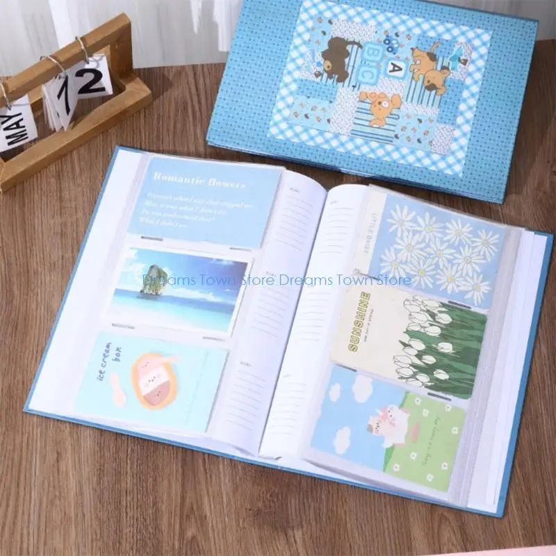 HX6A Photo Album Scrapbook Memory Book With Paper And Fashionable Floral Embossing