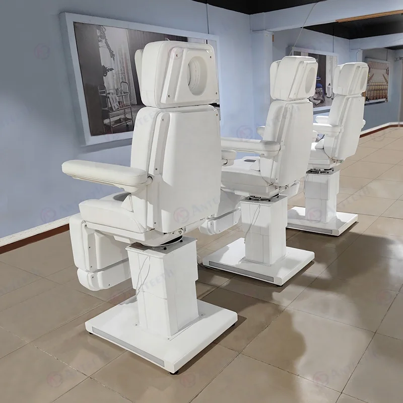 Luxurious Salon Furniture Beauty Equipment Tattoo Massage Treatment Table Therapy Base With Light Electric Beauty Bed