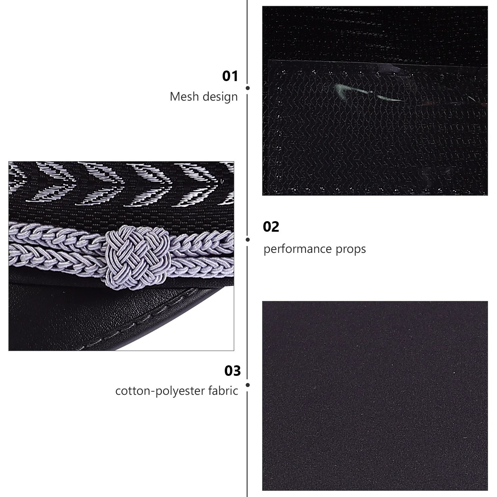 

Big Brim Hat Wide Brim Hat Ladies Cap Men Cap Breathable Mesh Design Summer Round Tube Uniform Caps Performance