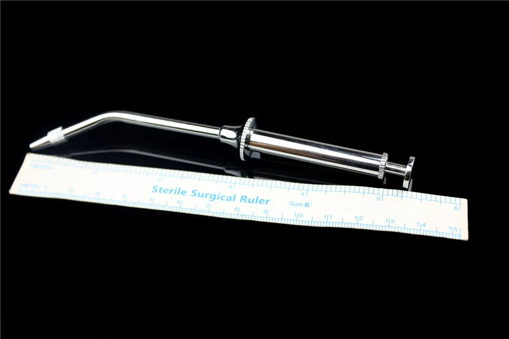 

1PC Stainless Steel medical Dental Amalgam Carrier Bone Powder Transfer Filling Syringe Injector Implant Instrument Dentist Tool