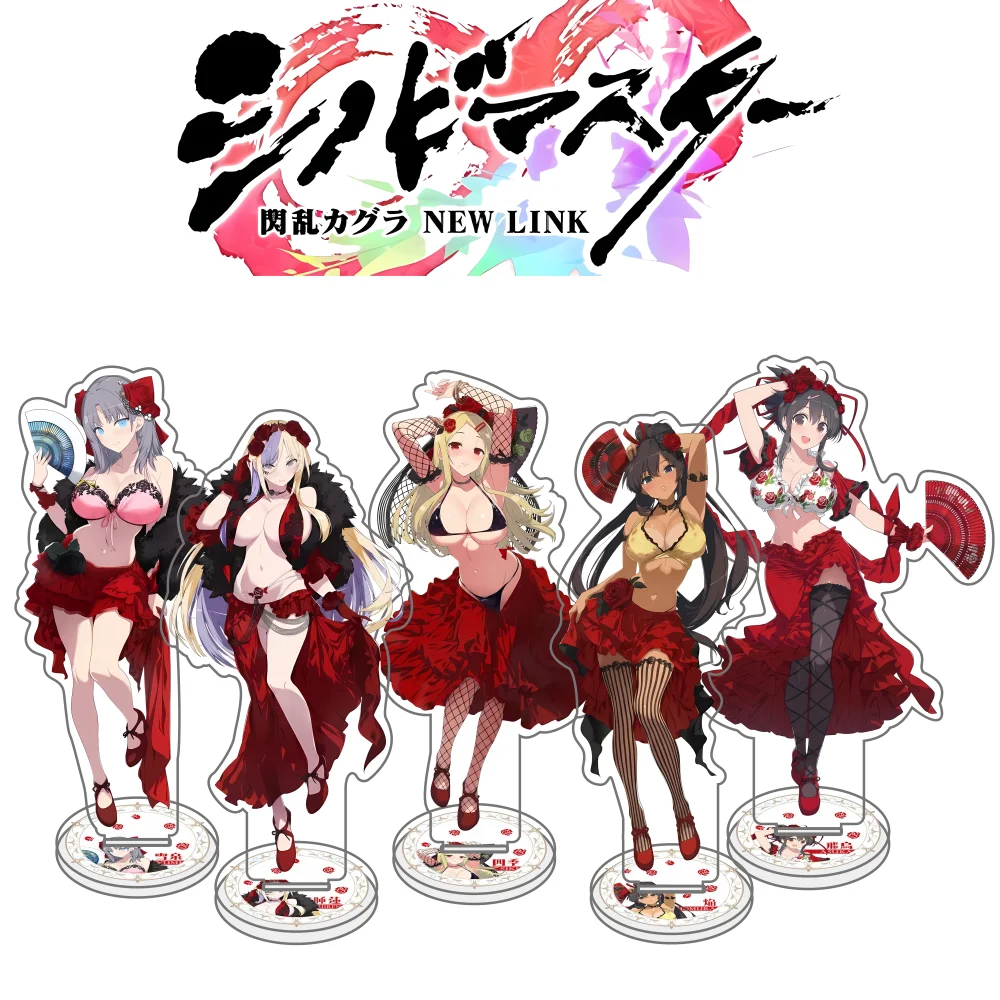 Anime Senran Kagura 15CM New Acrylic Figure Stand keychain Figure Desktop Ornament Collecting Accessories Keychain Festival Chri