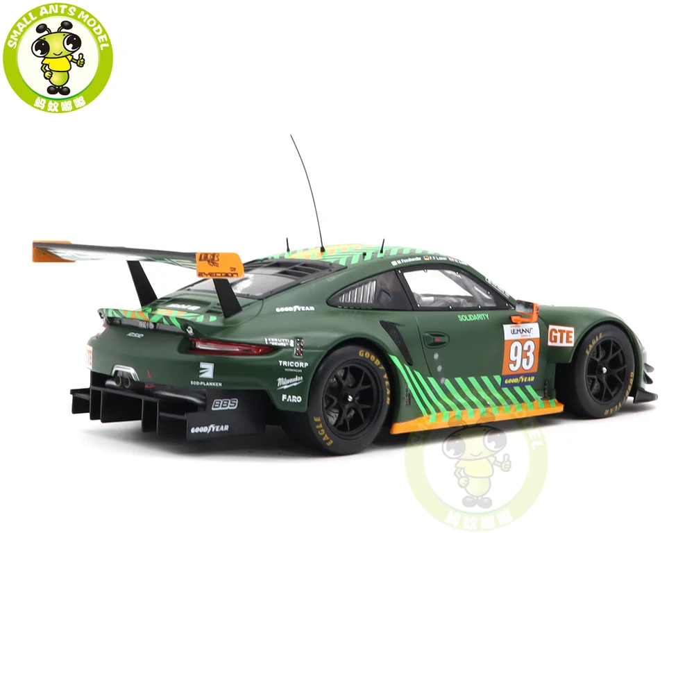 1/18 IXO 911 RSR EUROPEAN LE MANS SERIES 2020 Diecast Model Car Toys Boys Girls Gifts