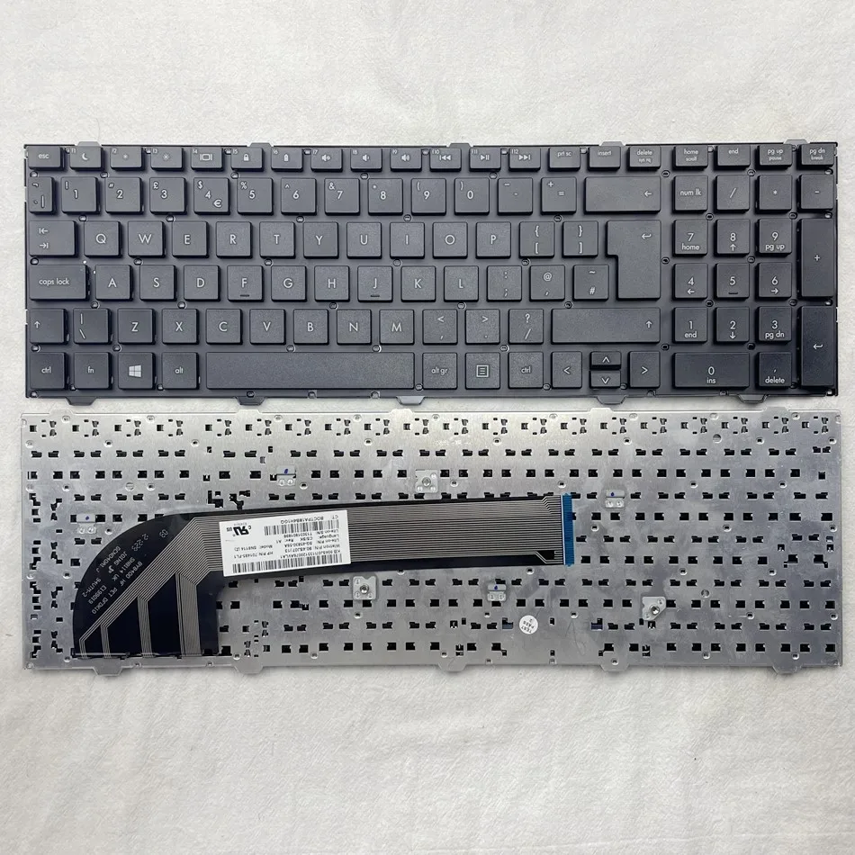 UK Laptop Keyboard For HP probook 4540 4540S 4545 4545S 4740S 701485-FL1 Without Frame UK Layout