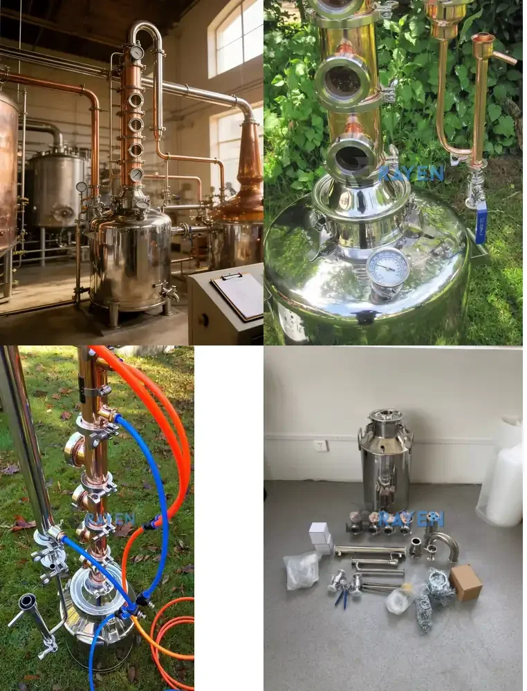 Equipo de Acero Inoxidable de Grado Comercial para la Producción de Vodka y Licores Premium
