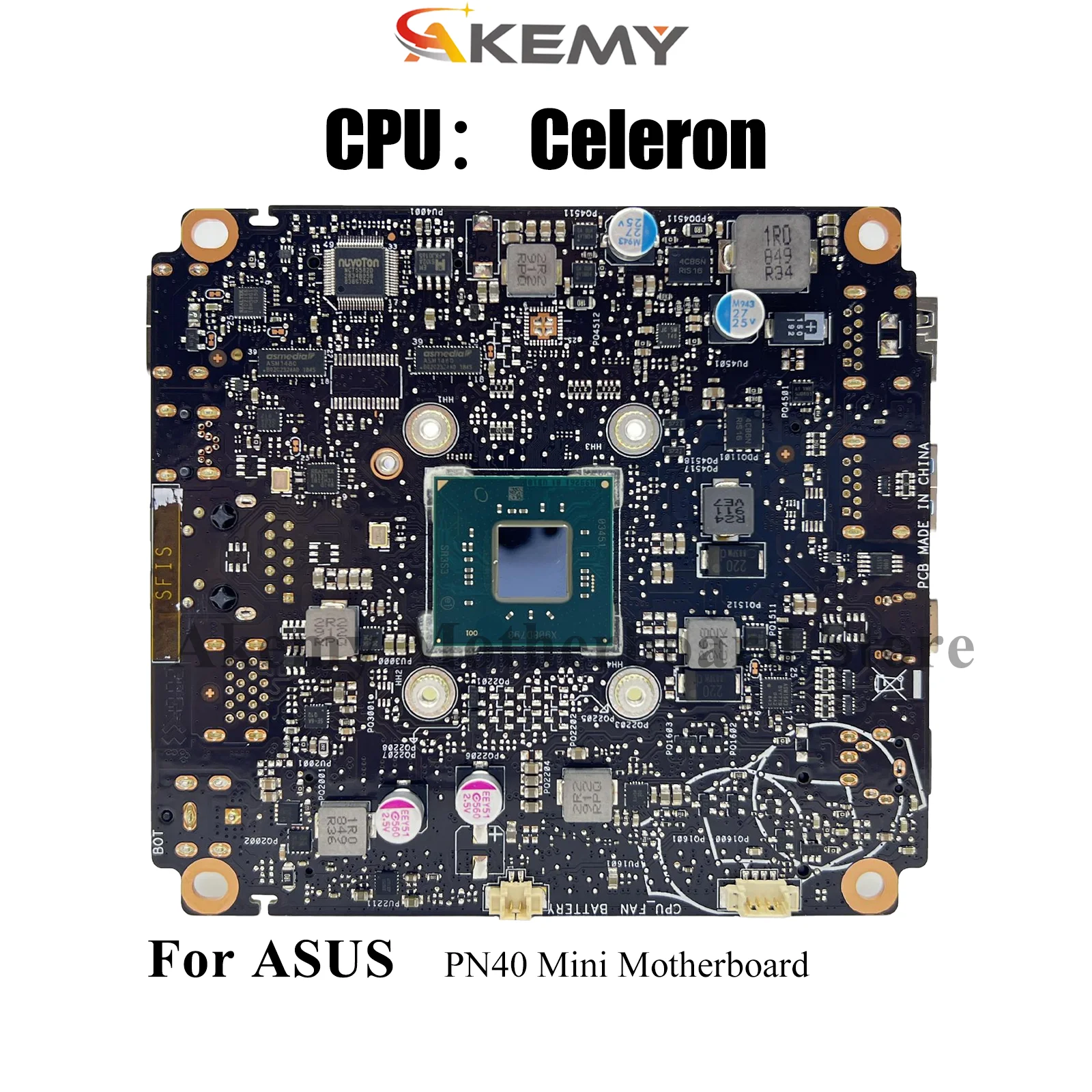 

Материнская плата для ноутбука PN40 для ASUS Mini PC PN40 PN40, материнская плата для ноутбука с процессором Celeron, 100% тестирование, ОК, быстрая доставка, высокое качество