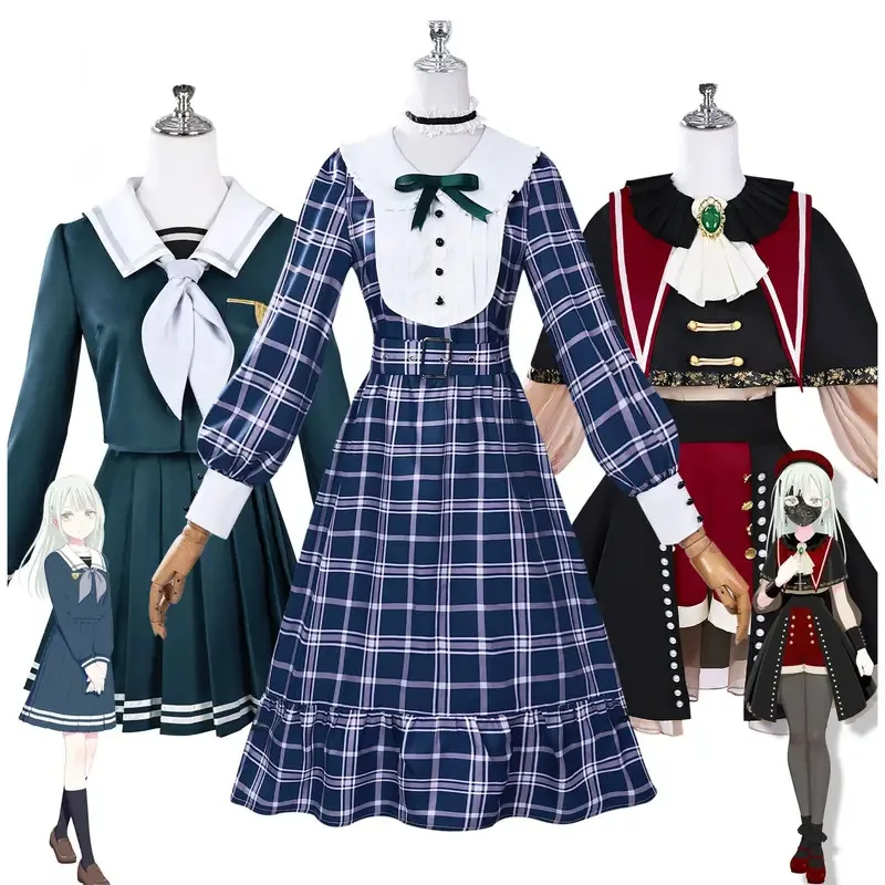 

BanG Dream Wakaba Mutsumi Косплей Костюм Аниме Хэллоуин Вечерние Костюмы Маскарад Женская Униформа