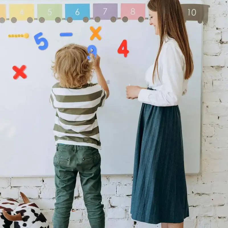 Lettres magnétiques pour enfants, aimants pour réfrigérateur, jouet coloré, jeux d'apprentissage, jouet althpour enfants de 3 ans