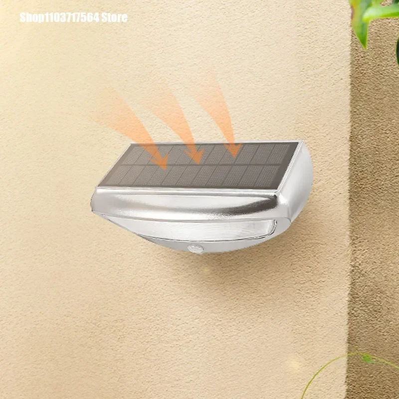 Solar light Outdoor light waterproof garden light Intelligent human sensing wall light cable-free yard villa lighting