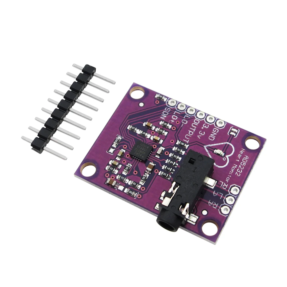 AD8232 Physiological Measurement Heart Pulse ECG Bio Monitor Sensor Module Board Hot Sale