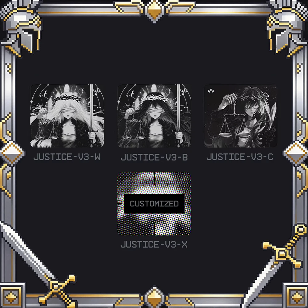 

Aimstar Justice V3 Mousepad Soft Fps Gaming Mousepad 4mm Non-Slip Mouse Pad E-Sport Gaming Accessories Customized Mousepad