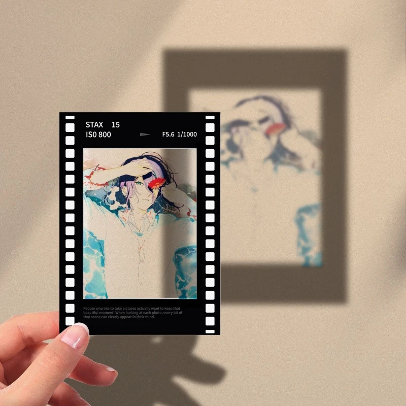 أنيمي بالمنشار رجل الفيلم: ريز قوس تأثيري شفافة مضاهاة التصوير الفوتوغرافي فيلم صور بطاقة ملحقات للتزيين حلية #2