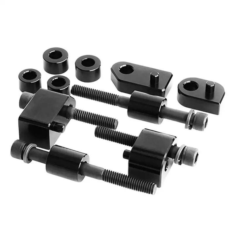 Driver Footrest Extension Kit Floorboard Motorcycle Driver Extension Kit Footrest Spacer Extender Rustproof Pedal Extension For