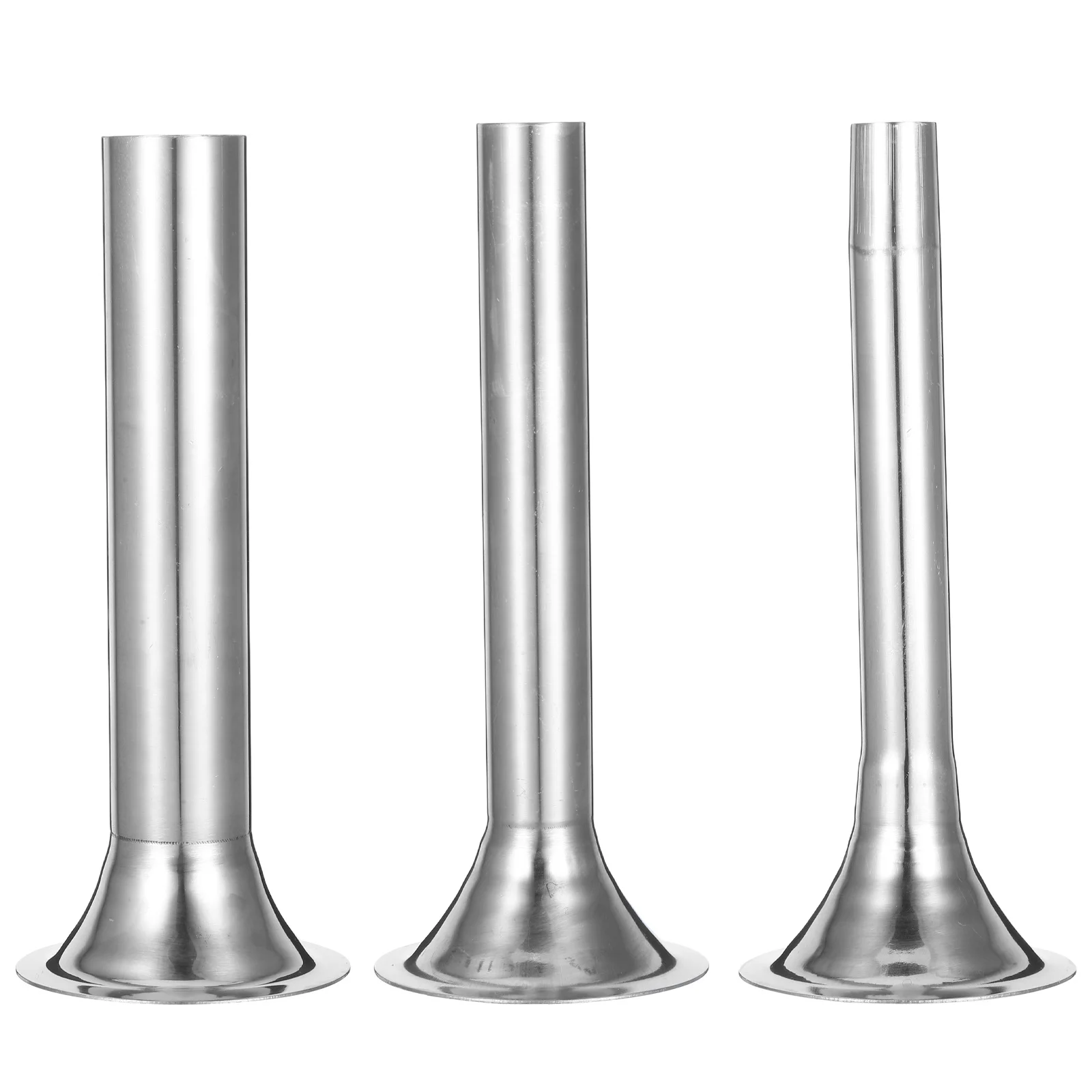 

3pcs Sausage Stuffer Funnel Stainless Steel Filling Tube Kit For Home Kitchen Manual Meat Filler Tool Diy Sausage Making Supply