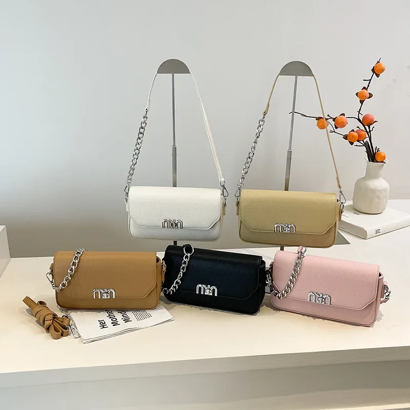 

‌Summer 2025 Luxury Underarm Bag - Chic Chain Strap Shoulder Bag for Women, Unique Commuter Crossbody Purse