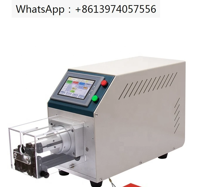 

EW-06F Maximum 9 layer Semi-automatic 1.13-9.5mm diameter coax cable strip machine Coaxial Wire Stripping Machine