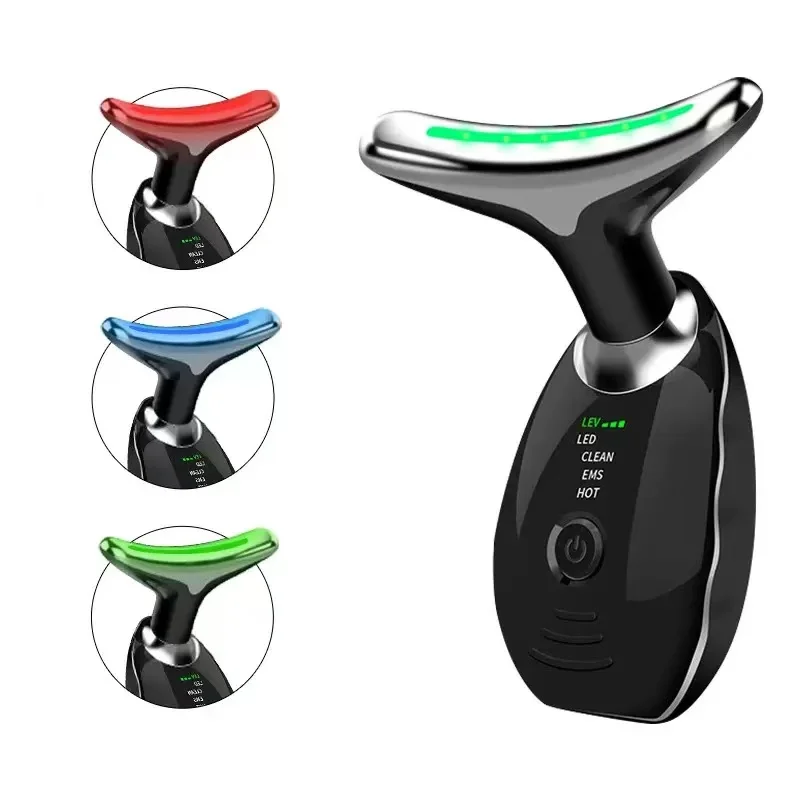 Dispositivo di bellezza per il viso e il collo Macchina per il sollevamento del viso Strumento per il rafforzamento della pelle Riduttore del doppio mento Massaggiatore per la riduzione delle rughe