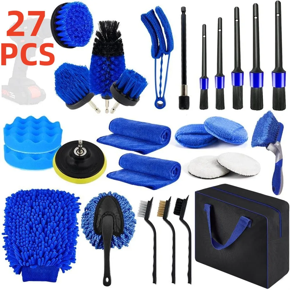 

27pcs RV Car Wash Kit, Cleaning Supplies, Car Cleaning Brush, Car Repair Kit, Car Repair Brush, Car Accessories