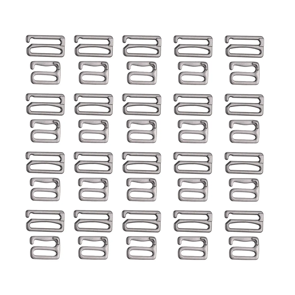 

40pcs Bra Buckles Underwear Hooks 19mm 25 5mm Sizes Non Slip Adjustable Strap Fasteners Clothing Accessories Shoulder Belt