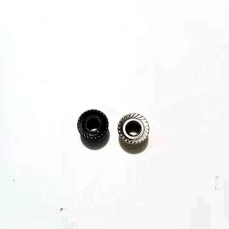 M5 flange nut screw front and back teeth anti-loosening nut anti-skid self-locking screw cap M6 stainless steel