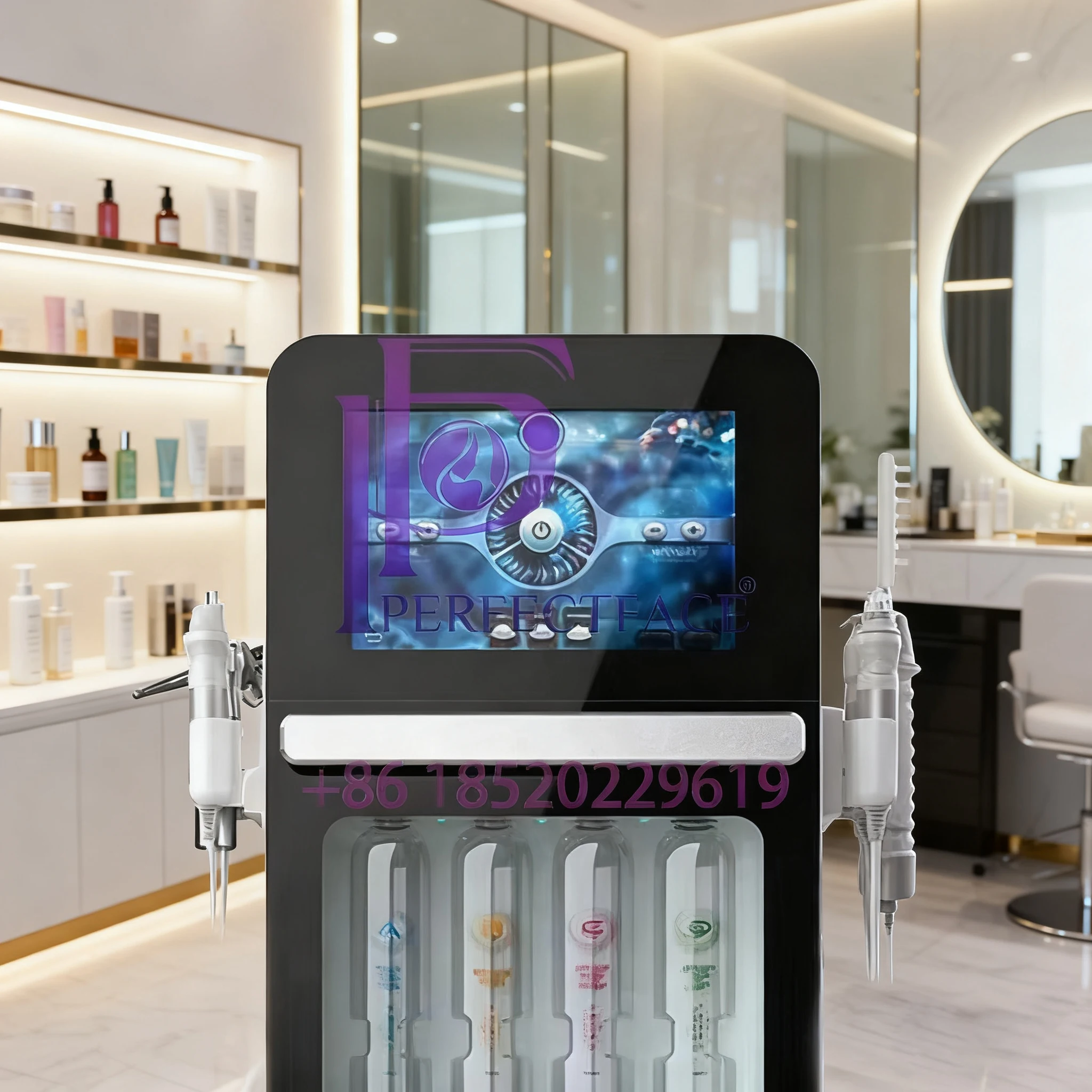 17 في 1 آلة Hydrafacial المهنية اللوازم الطبية والعلاج بالأكسجين النفاث لمكافحة الشيخوخة التطهير العميق إزالة الرؤوس السوداء