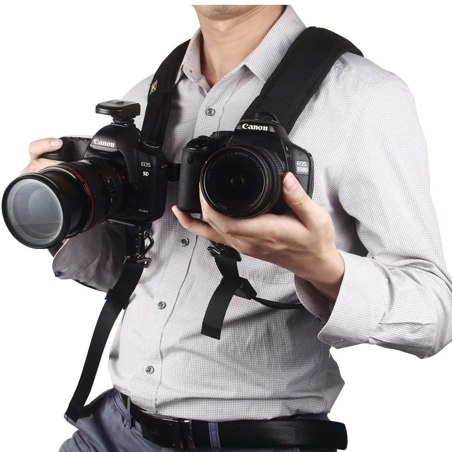 

High Quality Focus Shoulder Camera Strap Quick Carry Speed Sling Soft Shoulder Sling Belt Neck Strap For Camera DSLR Black