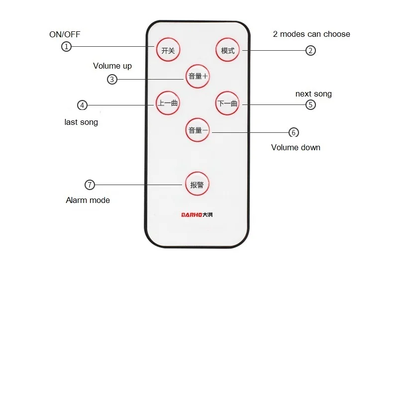 Darho Hello Wireless Welcome Chime Dingdong  PIR Motion Sensor For Shop Store Entry Security Door Bell Infrared Detector