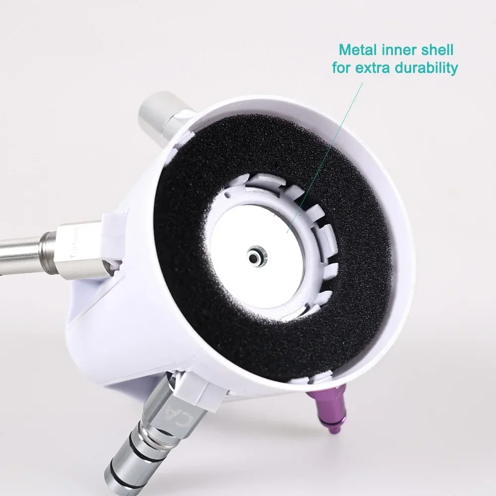 

Dental Handpiece Cleaning Machine Oil Spray With 5 Style Connector Air Turbine Lubrication System Dentistry Maintenance Tools
