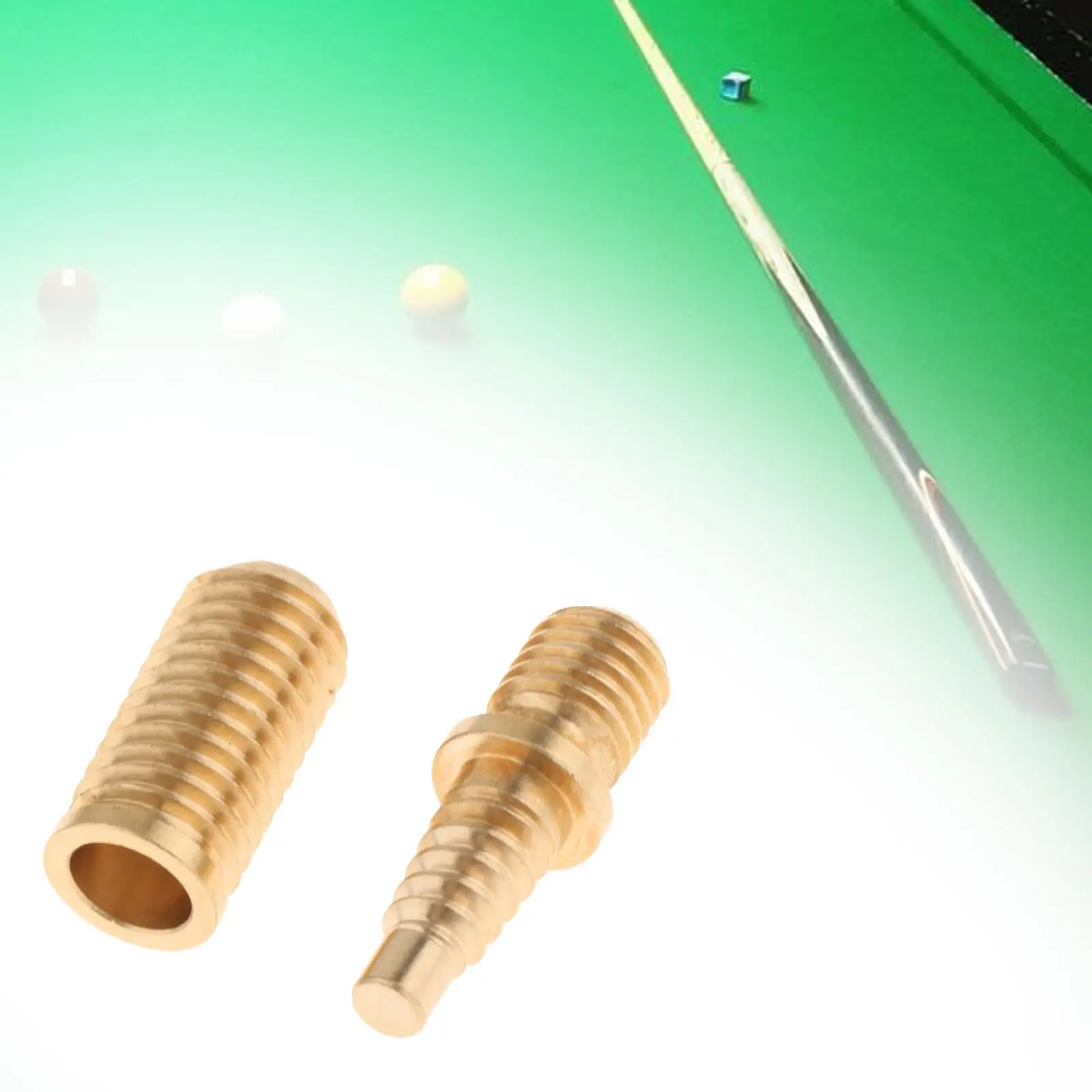 2X Pool Cue Joint Screw Billiard Extension Screws Part Brass Billiard Cue Screw