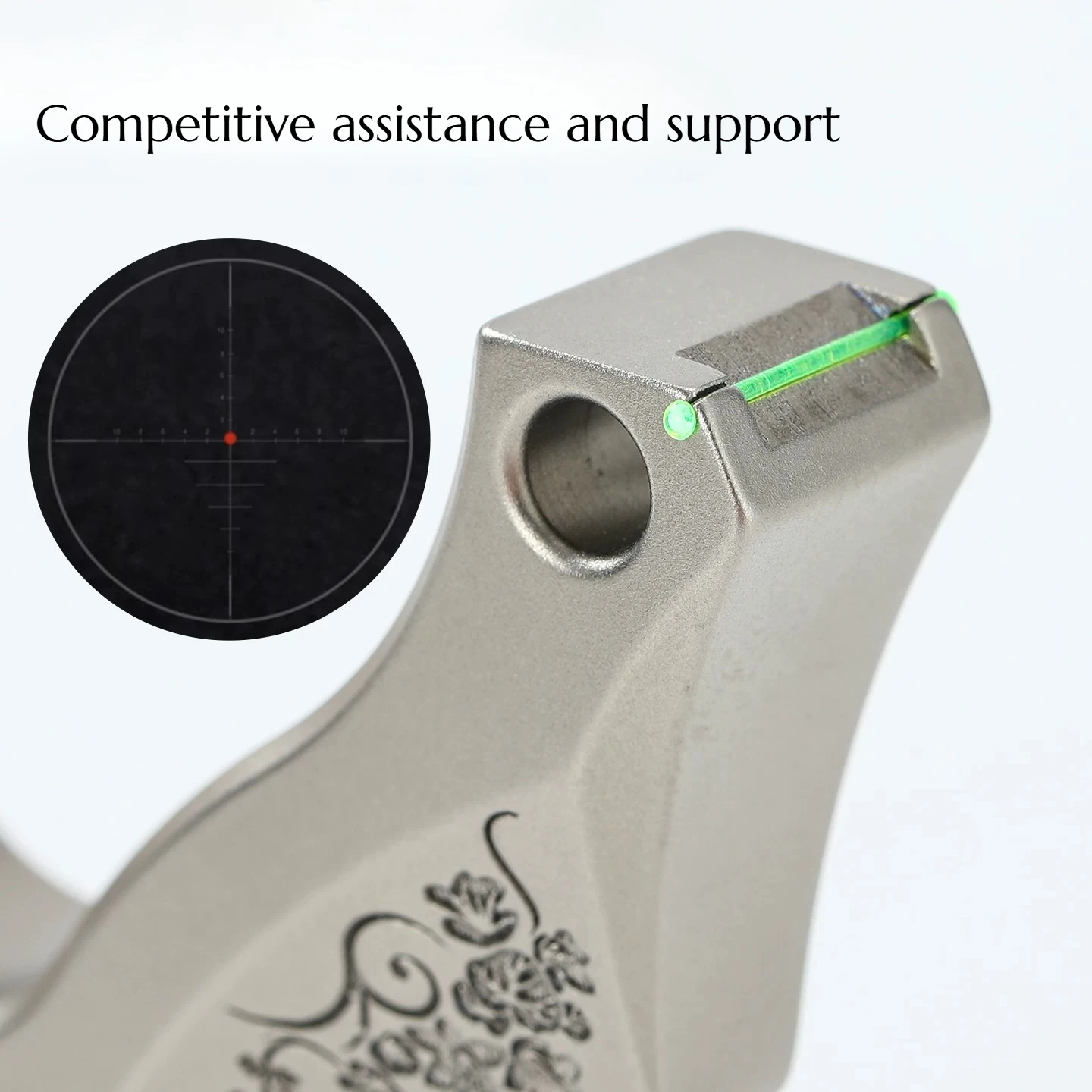 全チタン合金製彫刻スリングショットセット カードボール フラ - Hunting Outdoors Card のレビューと価格