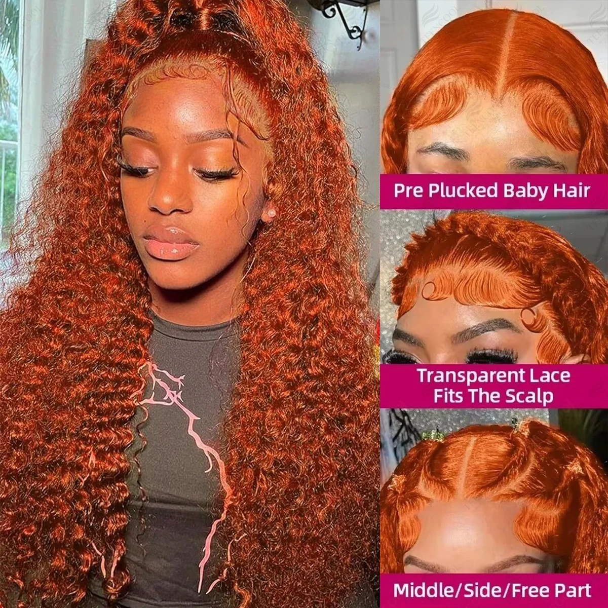 Thumbnail 3 - #76 Latest High Density Lace Wigs Offers