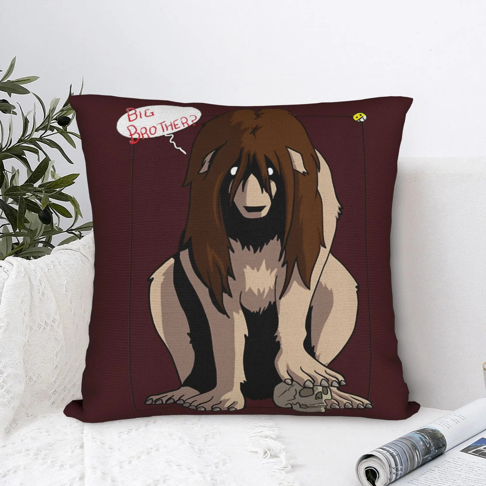 Fullmetal Alchemist Anime  Pillowcase Printed Polyester Cushion Cover Decorations Nina and Dog Pillow Case Cover Car Zipper